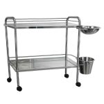 Carro Auxiliar para Curativo Inox