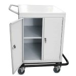 Carro Transporte de Materiais | Fechado em Aço Carbono com Chave