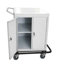 Carro Transporte de Materiais | Fechado em Aço Carbono com Chave