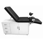 Mesa Clínica | Modelo Luxal (Gabinete em aço pintado)