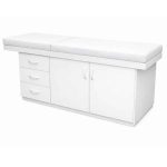 Mesa Clínica | Modelo Luxal (MDF com Armário e Gavetas)