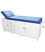 Mesa Clínica | Modelo Luxal (MDF com Armário e Gavetas)