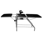 Mesa Ginecológica | Aço Inox, Suporte de Coxa e Gaveta de Dispensa