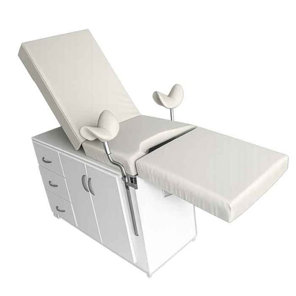 Mesa Ginecológica | Modelo Luxal em MDF (Com Armário Integrado)