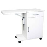 Mesa de Cabeceira | Madeira MDF com Base de Refeição Acoplada